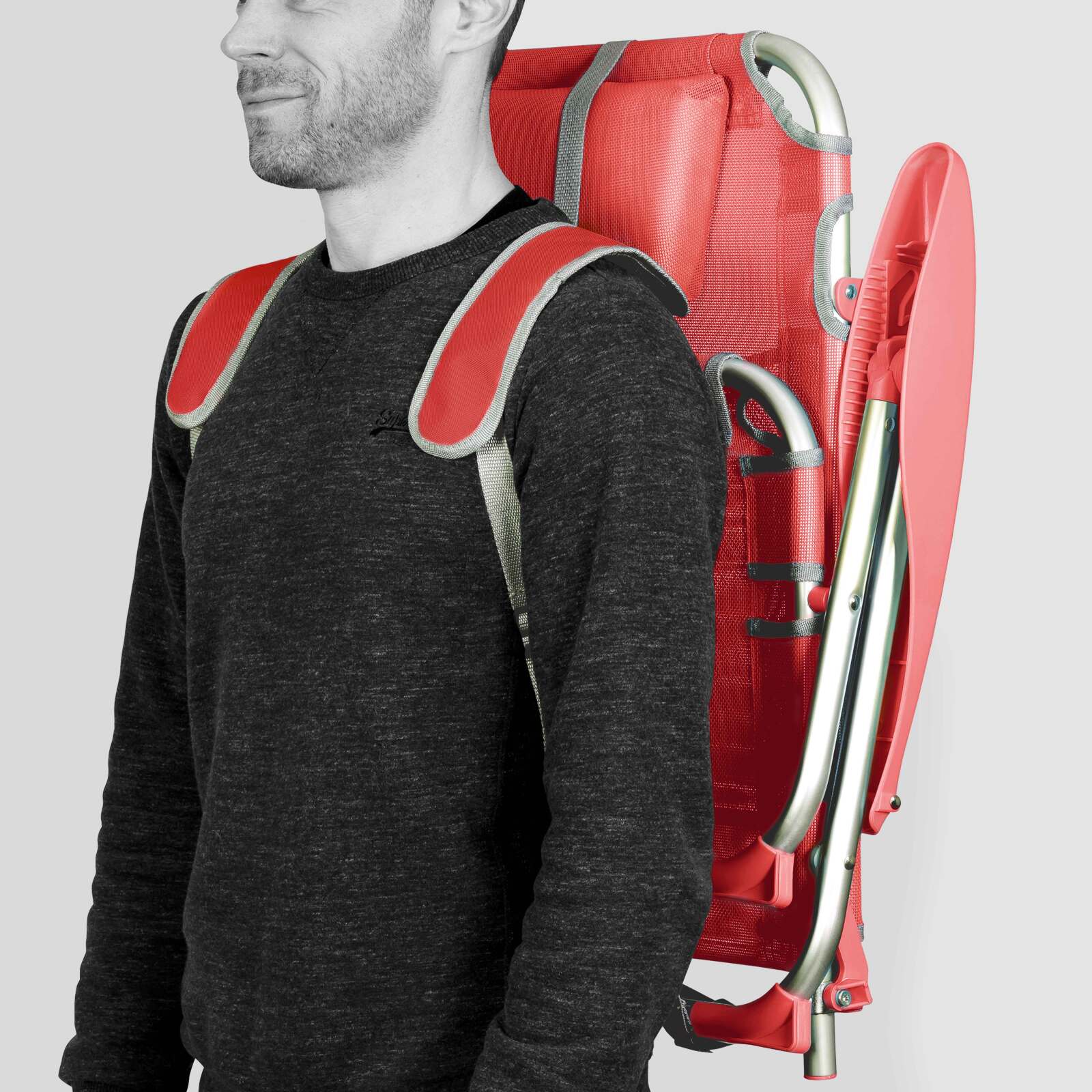 Sillón de playa plegable, reclinable 4 posiciones