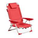 Sillón de playa plegable, reclinable 4 posiciones