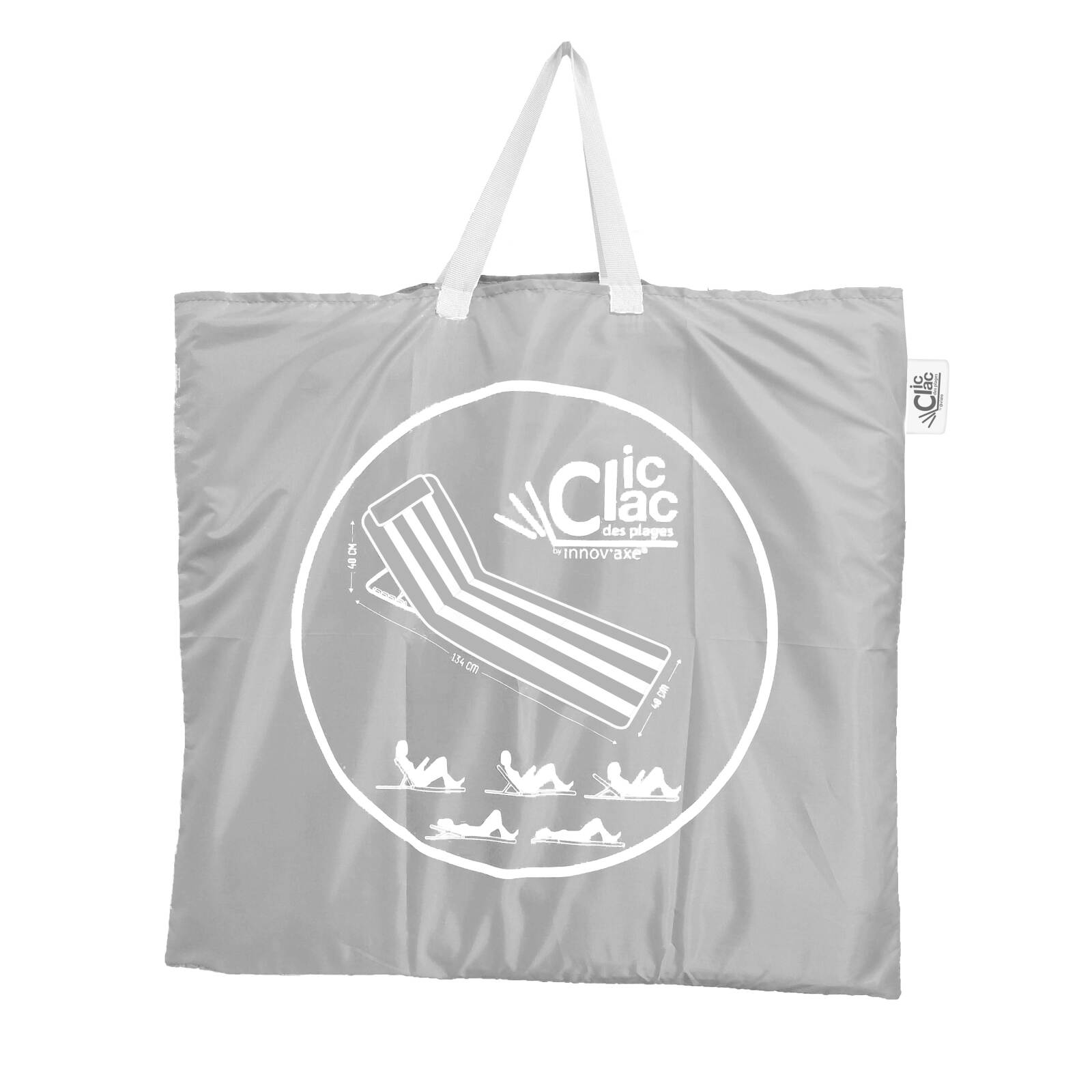 Lote de 2 colchones de playa plegables, reclinables 5 posiciones