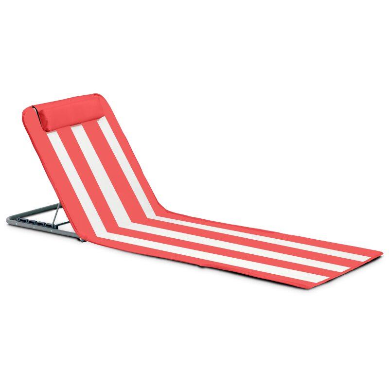 Colchón de playa plegable, reclinable 5 posiciones