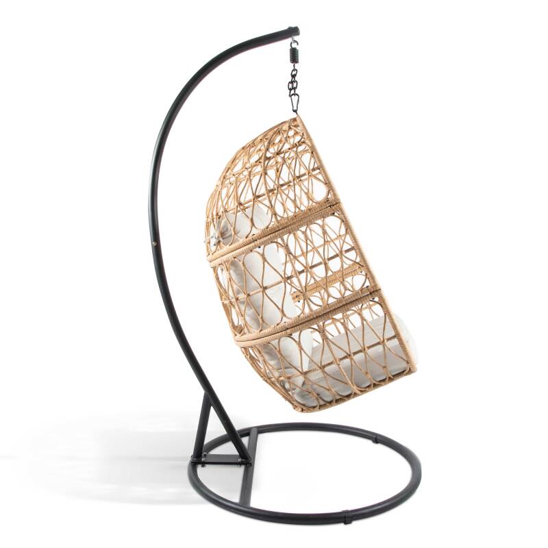 Silla colgante de jardín de ratán sintético