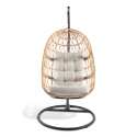 Silla colgante de jardín de ratán sintético