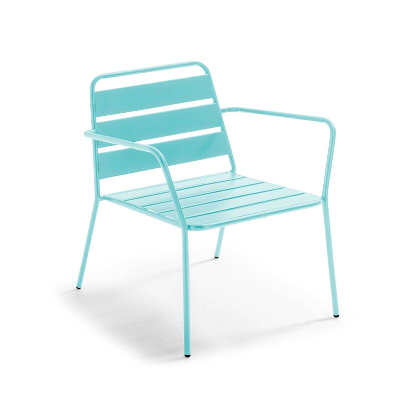 Silla de jardín baja de metal (54/73)