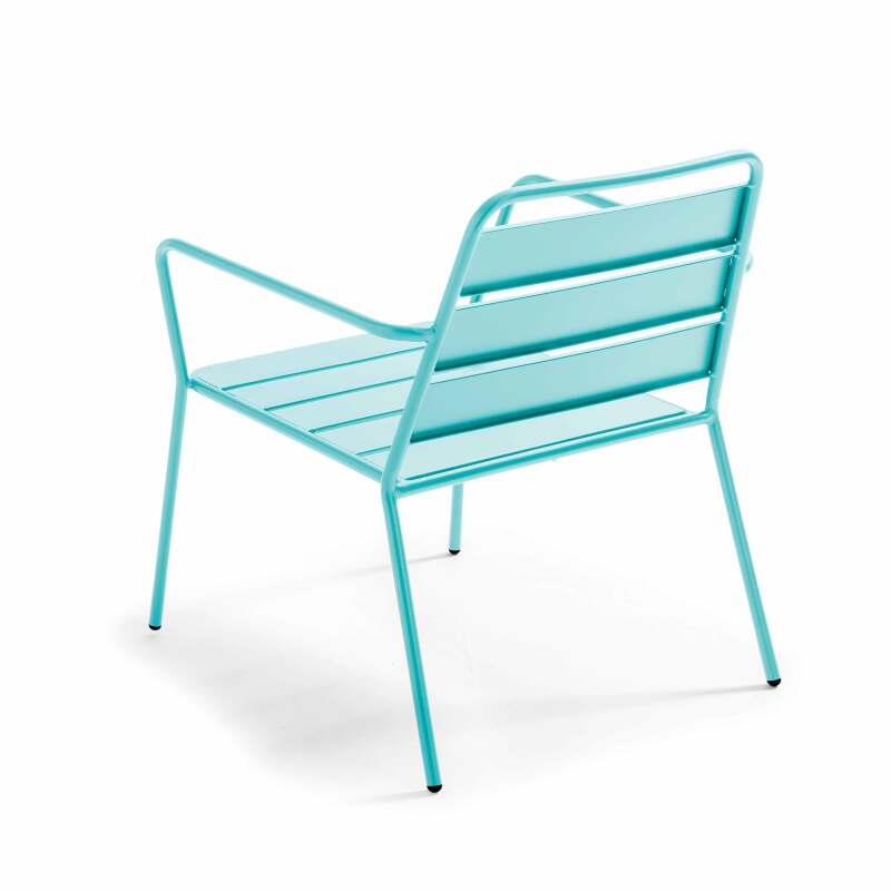 Silla de jardín baja de metal (56/73)