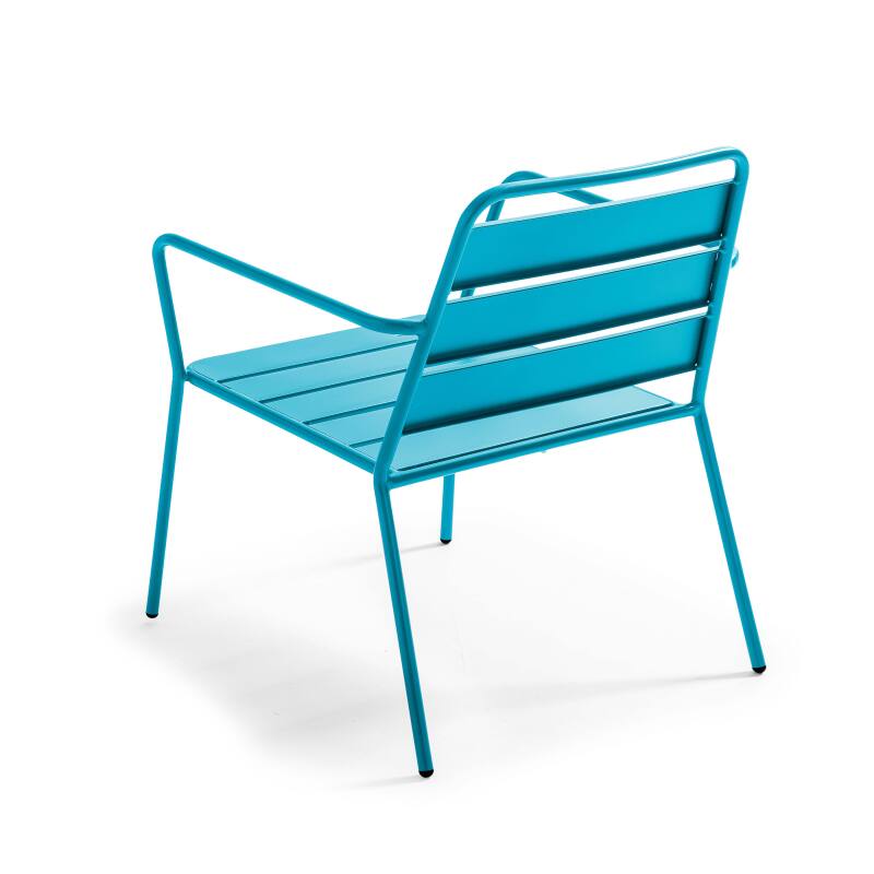 Silla de jardín baja de metal (69/73)