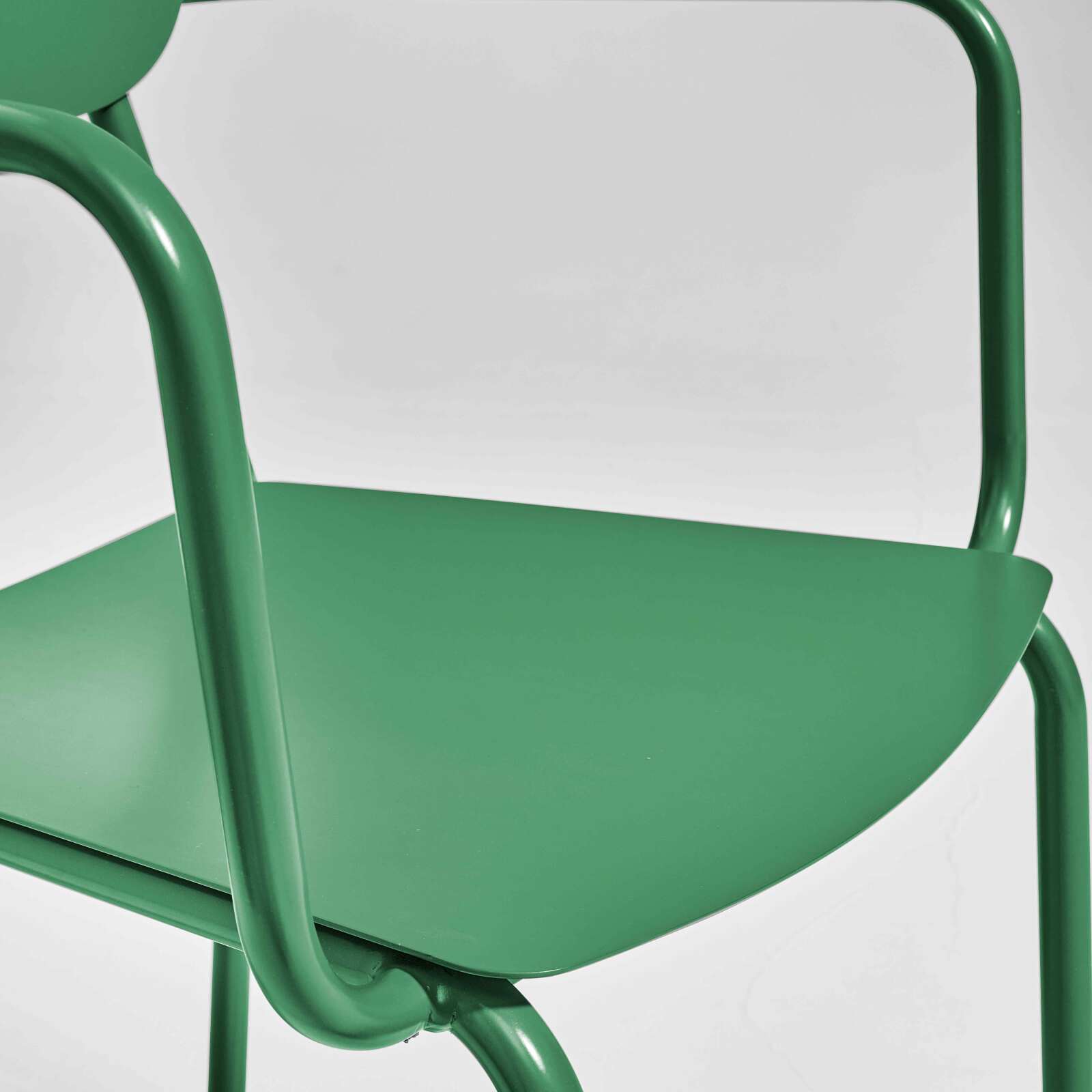 Silla de jardín de aluminio con reposabrazos