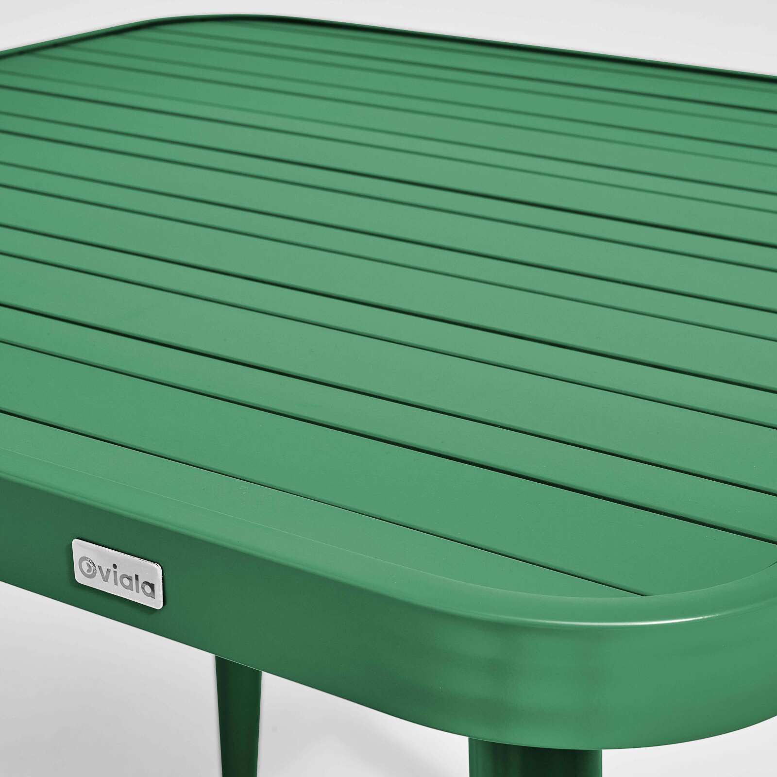Mesa de jardín cuadrada (75 x 75 x 76 cm) de aluminio
