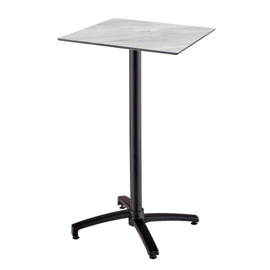 Mesa alta de exterior de HPL y aluminio 60x60x108 cm | Oviala