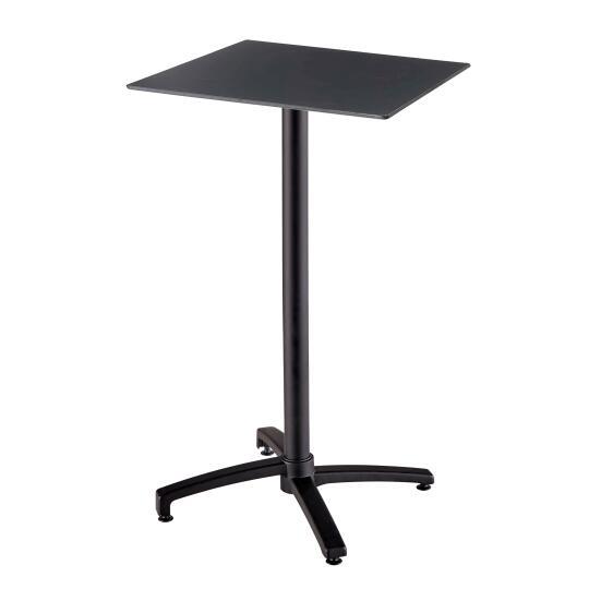 Mesa alta de jardín cuadrada de 60 x 60 cm inclinable en HPL | Oviala