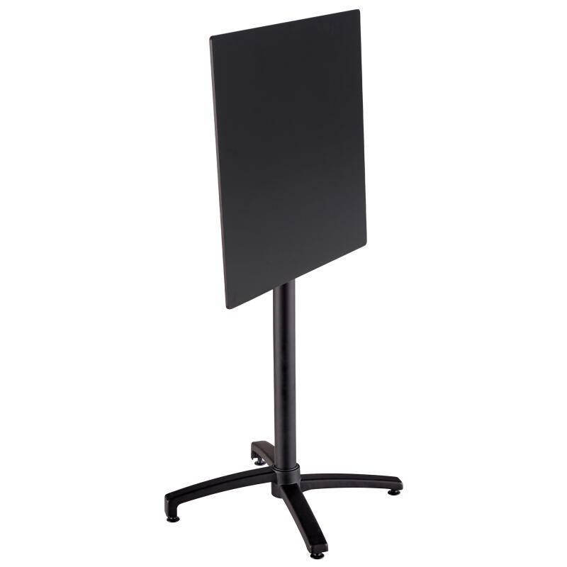 Mesa alta de jardín cuadrada de 60 x 60 cm inclinable en HPL