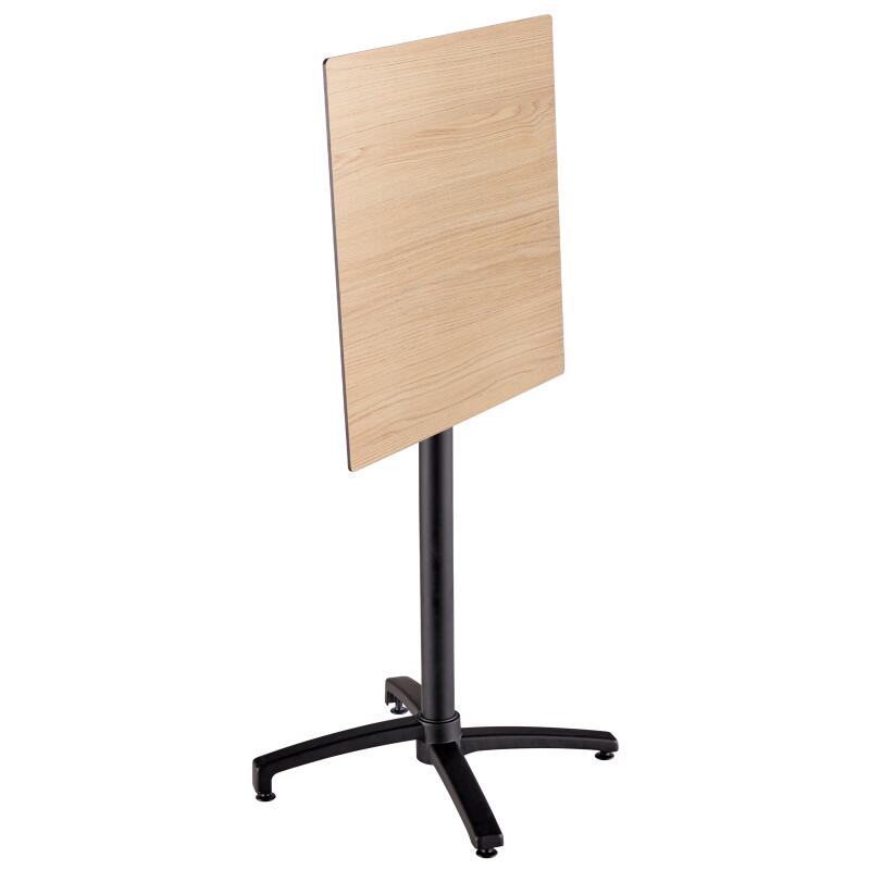 Mesa alta de jardín cuadrada de 60 x 60 cm inclinable en HPL