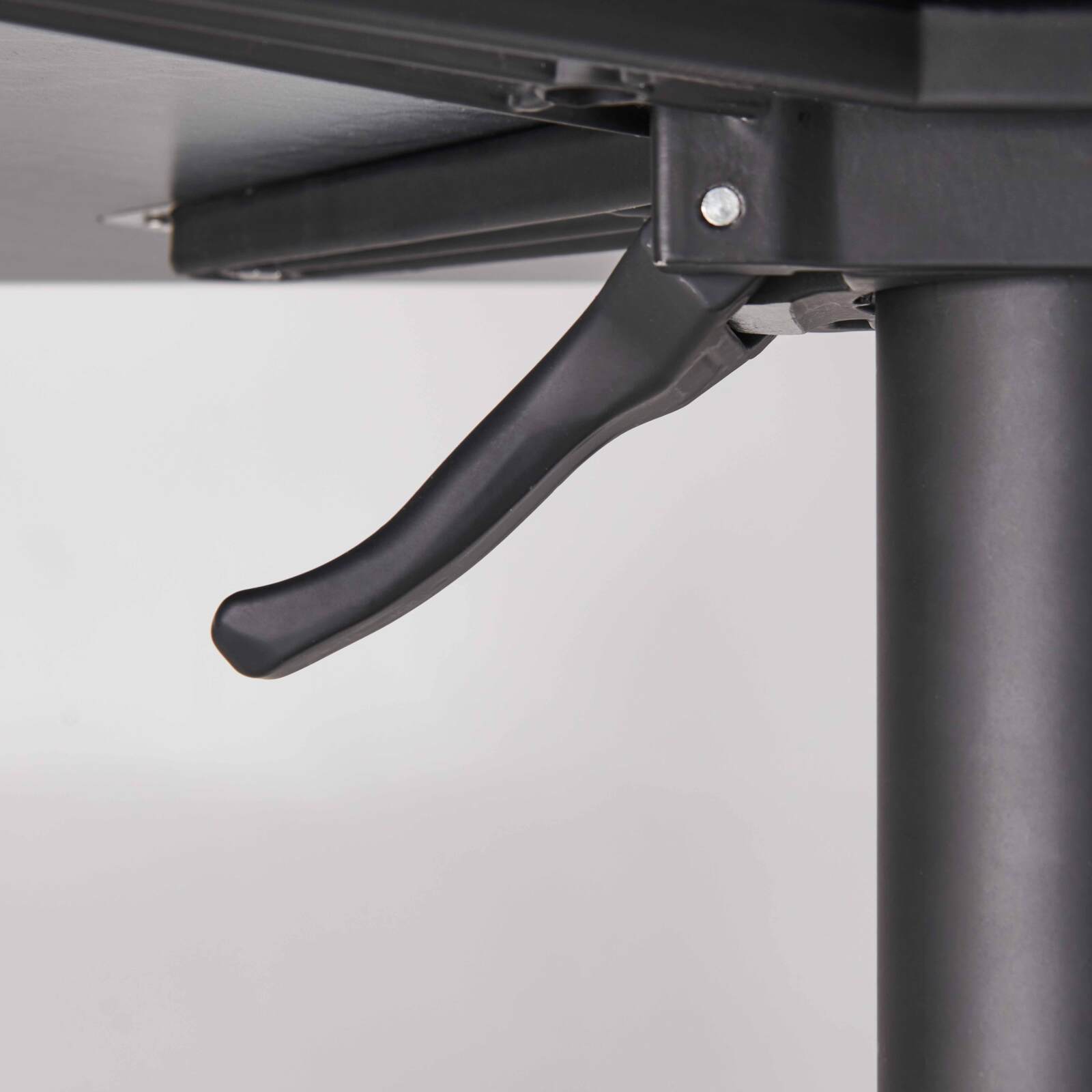 Mesa alta de jardín cuadrada de 60 x 60 cm inclinable en HPL