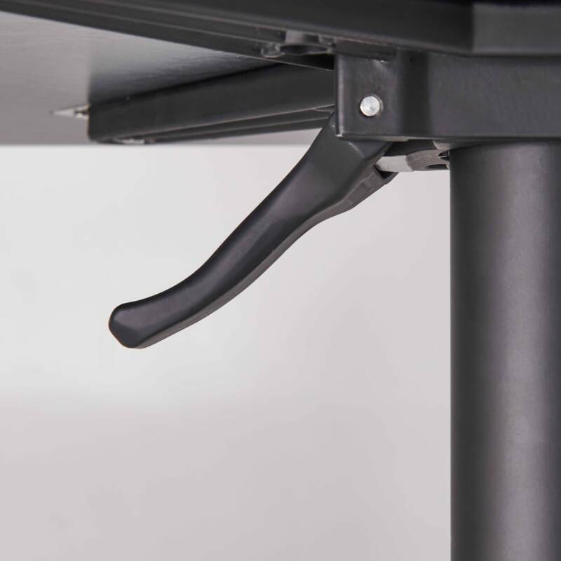 Mesa alta de jardín cuadrada de 60 x 60 cm inclinable en HPL (2/4)