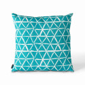 Cojines estampados LAGUN AZUL Y BLANCO