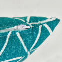 Zoom cojin AZUL Y BLANCO estampado
