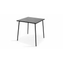 Mesa cuadrada 70x70 gris
