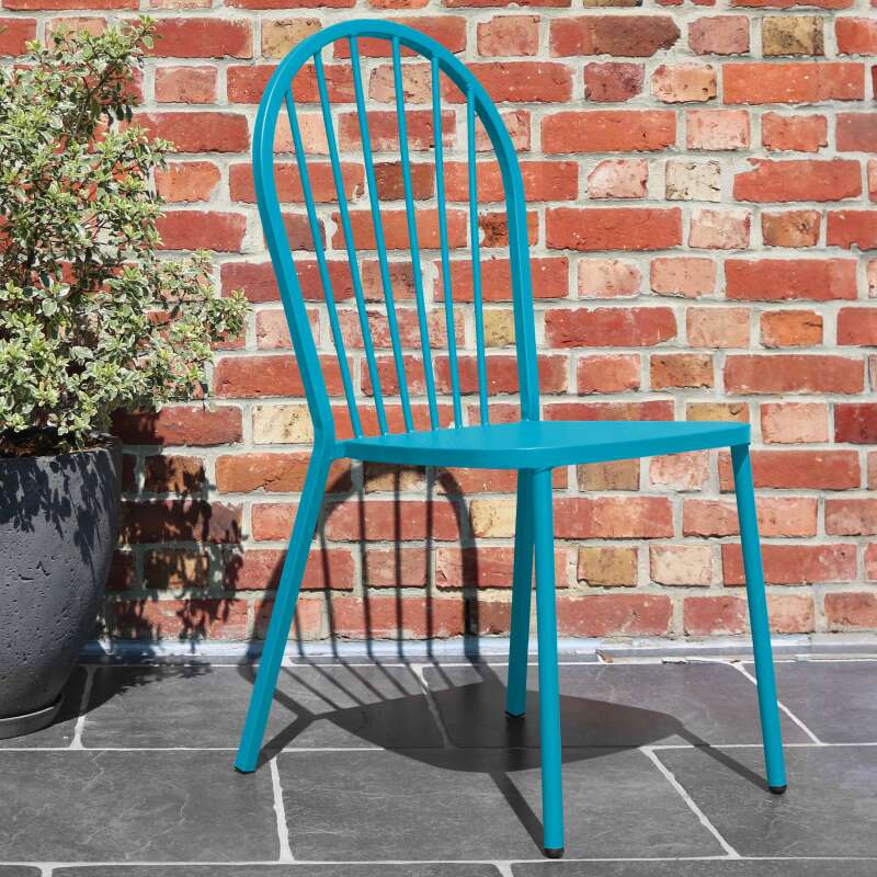 Silla de jardín bistro parisino de metal calada y de diseño - Lifestyle