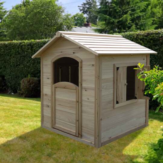 Casita de madera FSC® para niños