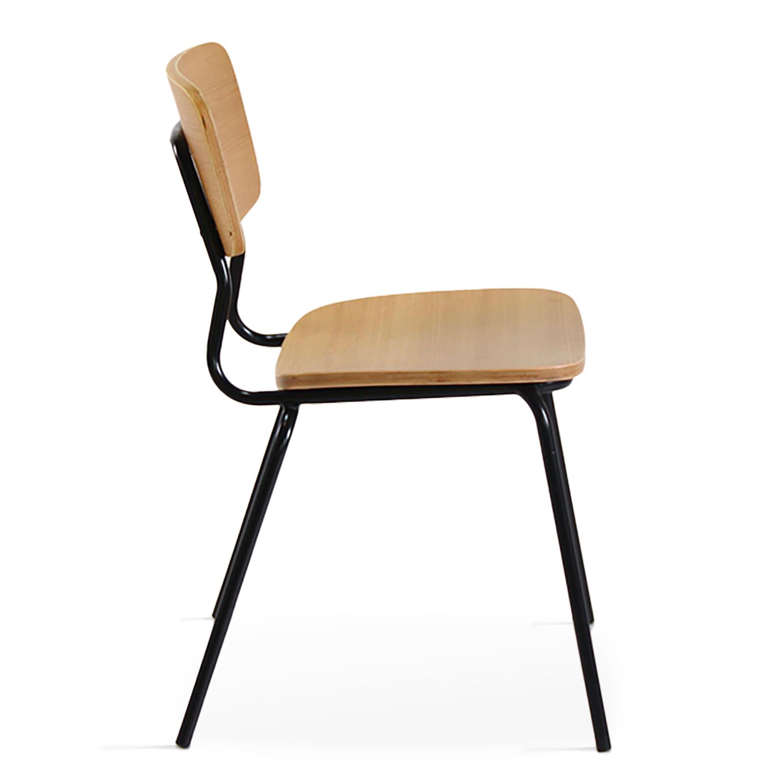 Lote de 2 sillas vintage de madera FSC®