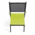 Lote de 4 cojines de silla de exterior lisos 40 x 40 cm
