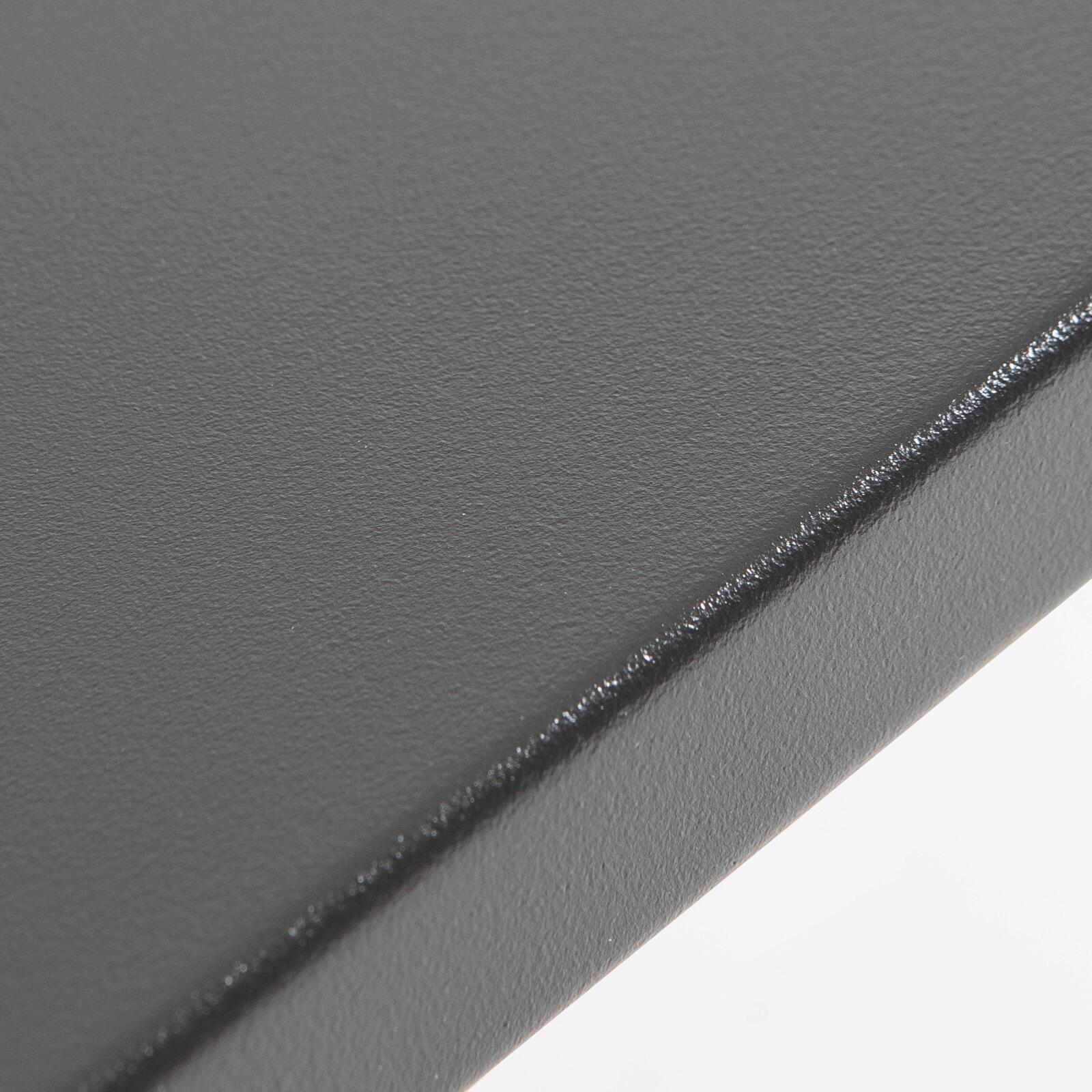 Mesa de jardín cuadrada de 120 x 120 cm y 4 bancos de metal