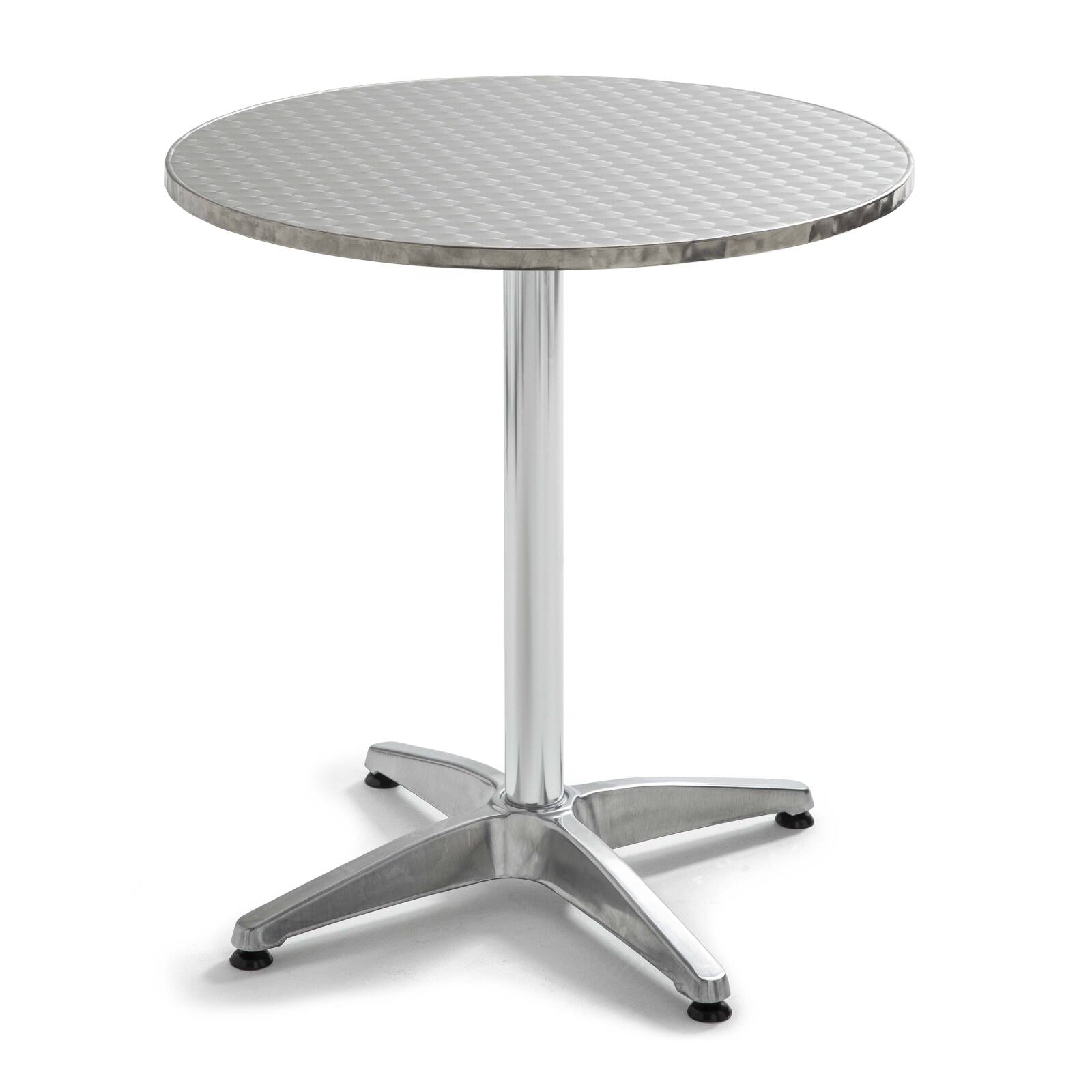 Mesa de jardín bistrot ronde en aluminio (⌀60 x 70 cm)