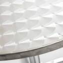Mesa de jardín bistrot ronde en aluminio (⌀60 x 70 cm)