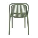 Silla de terraza de plástico