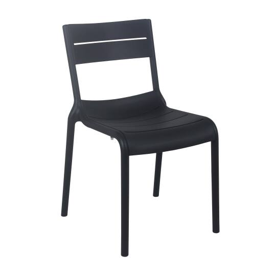 Silla calada de terraza de plástico