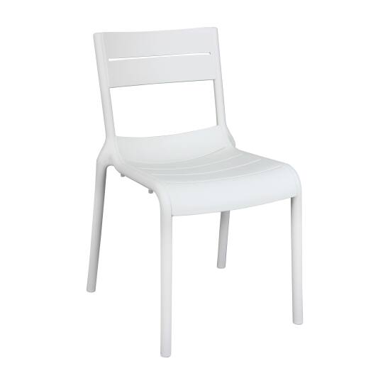 Silla calada de terraza de plástico