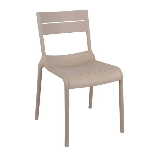 Silla de jardín de plástico calada | Oviala