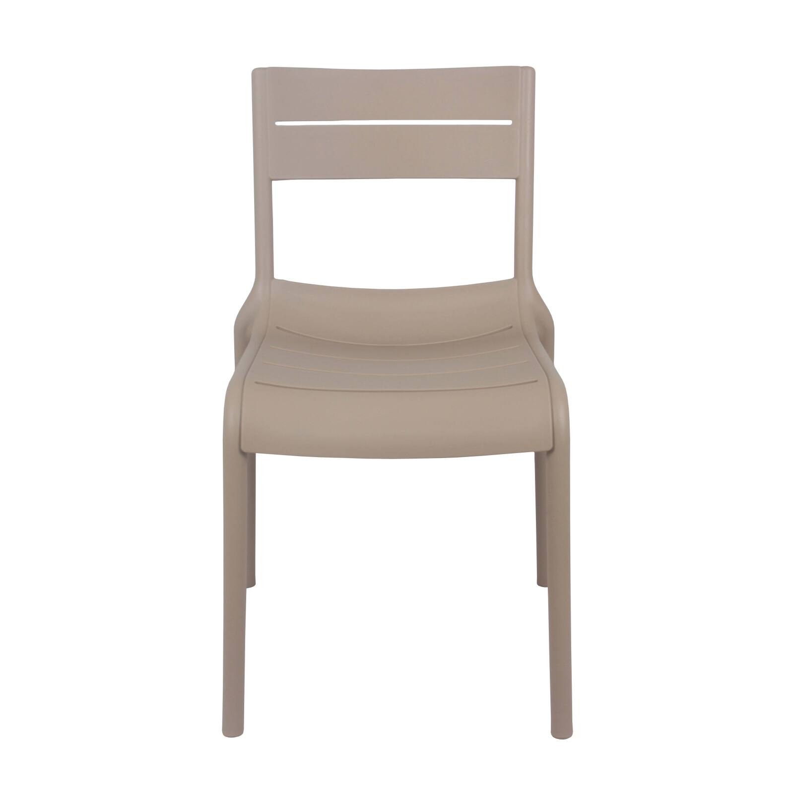 Silla calada de terraza de plástico