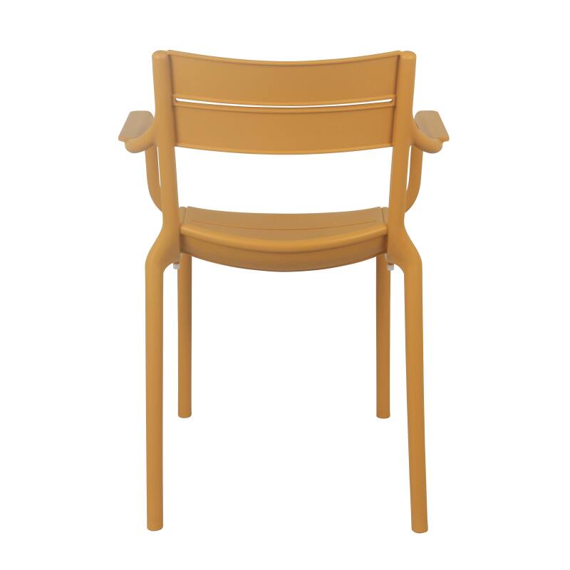 Silla de terraza de plástico con reposabrazos (5/7)