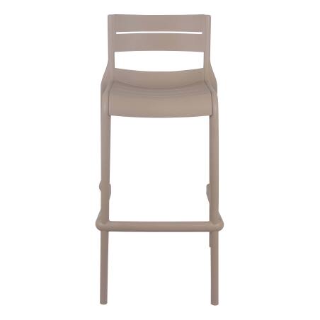 Silla alta de terraza de plástico