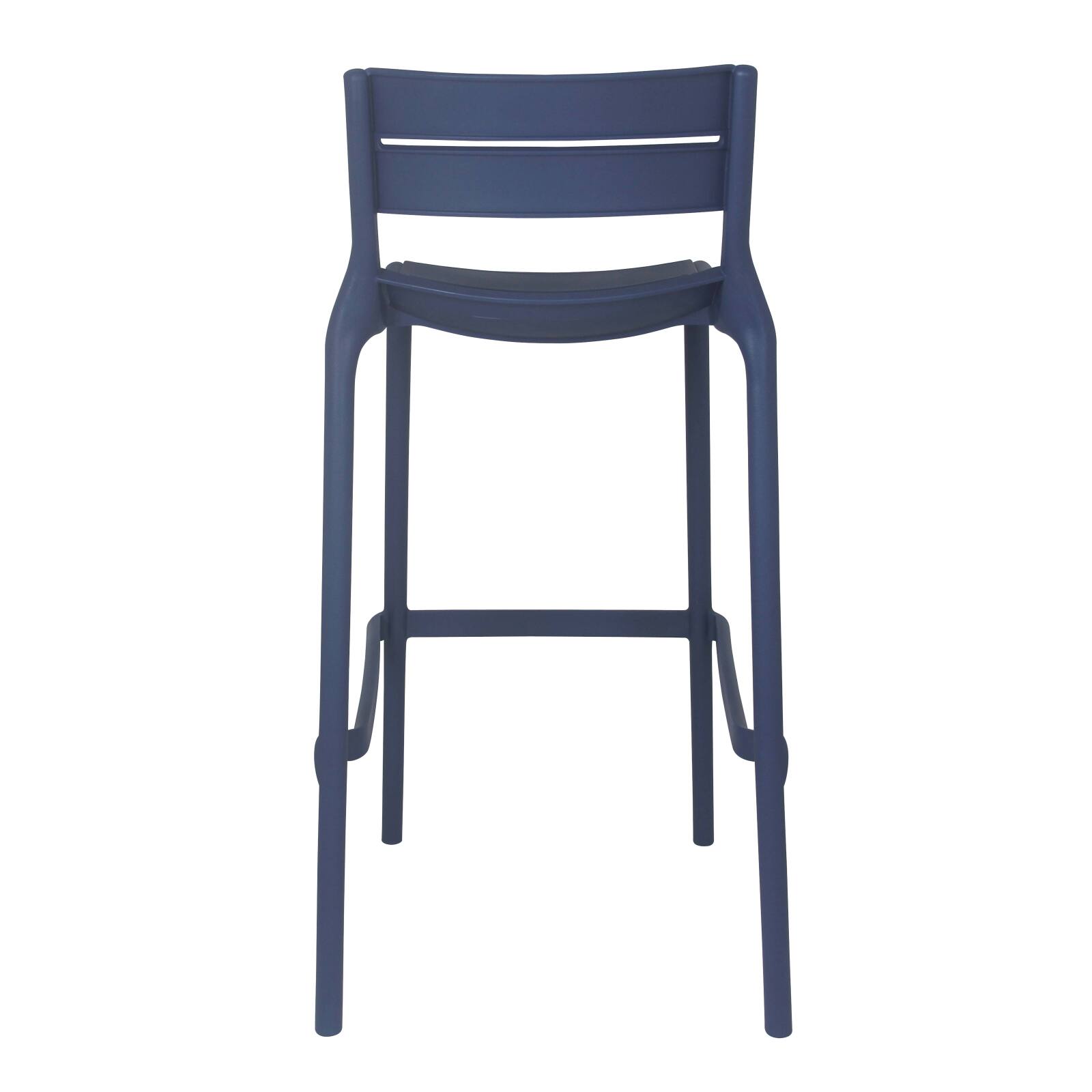 Silla alta de terraza de plástico