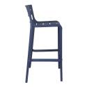 Silla alta de terraza de plástico