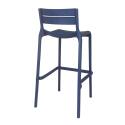 Silla alta de terraza de plástico