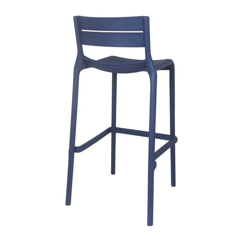 Silla alta de terraza de plástico (4/5)