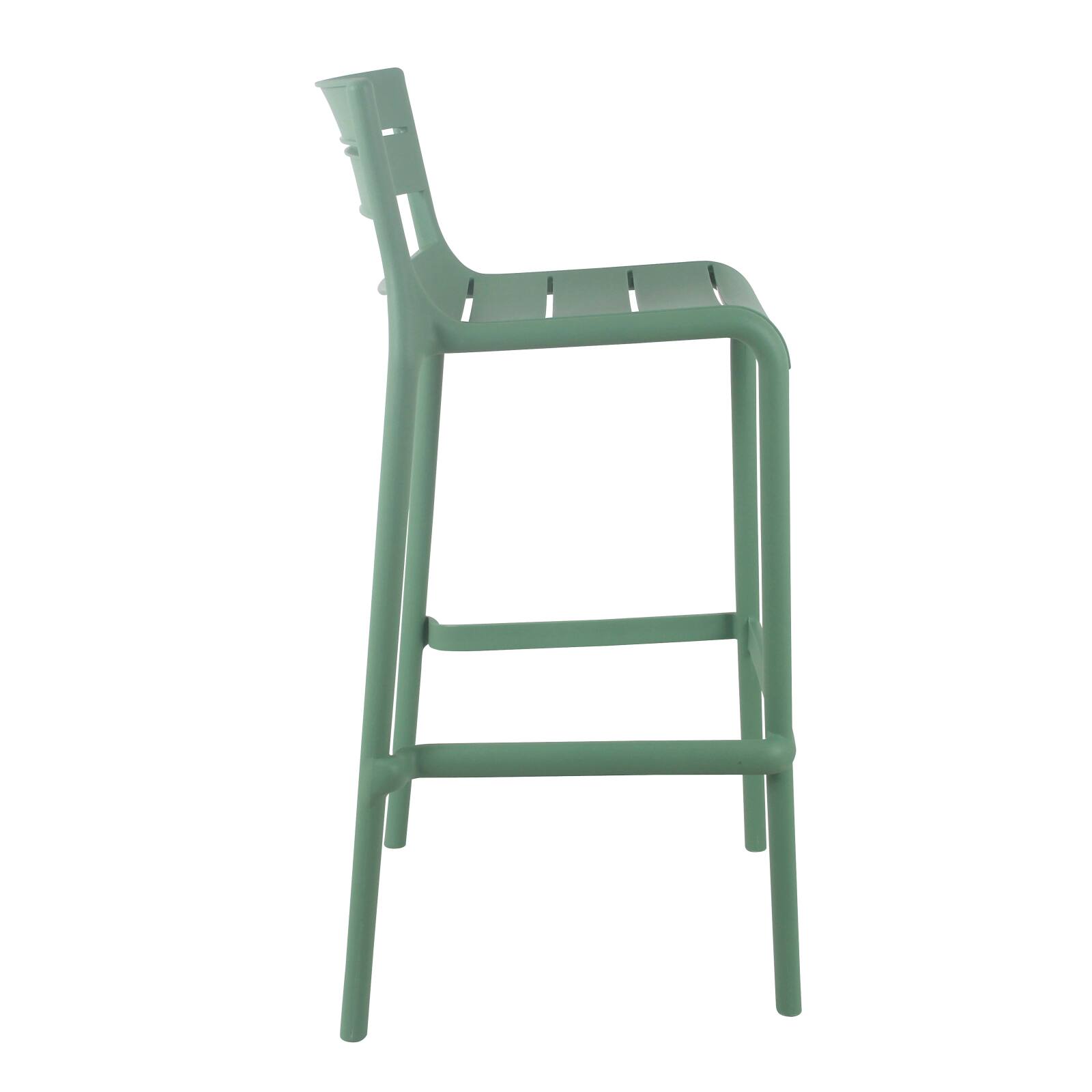 Silla alta de terraza de plástico