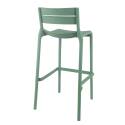 Silla alta de terraza de plástico