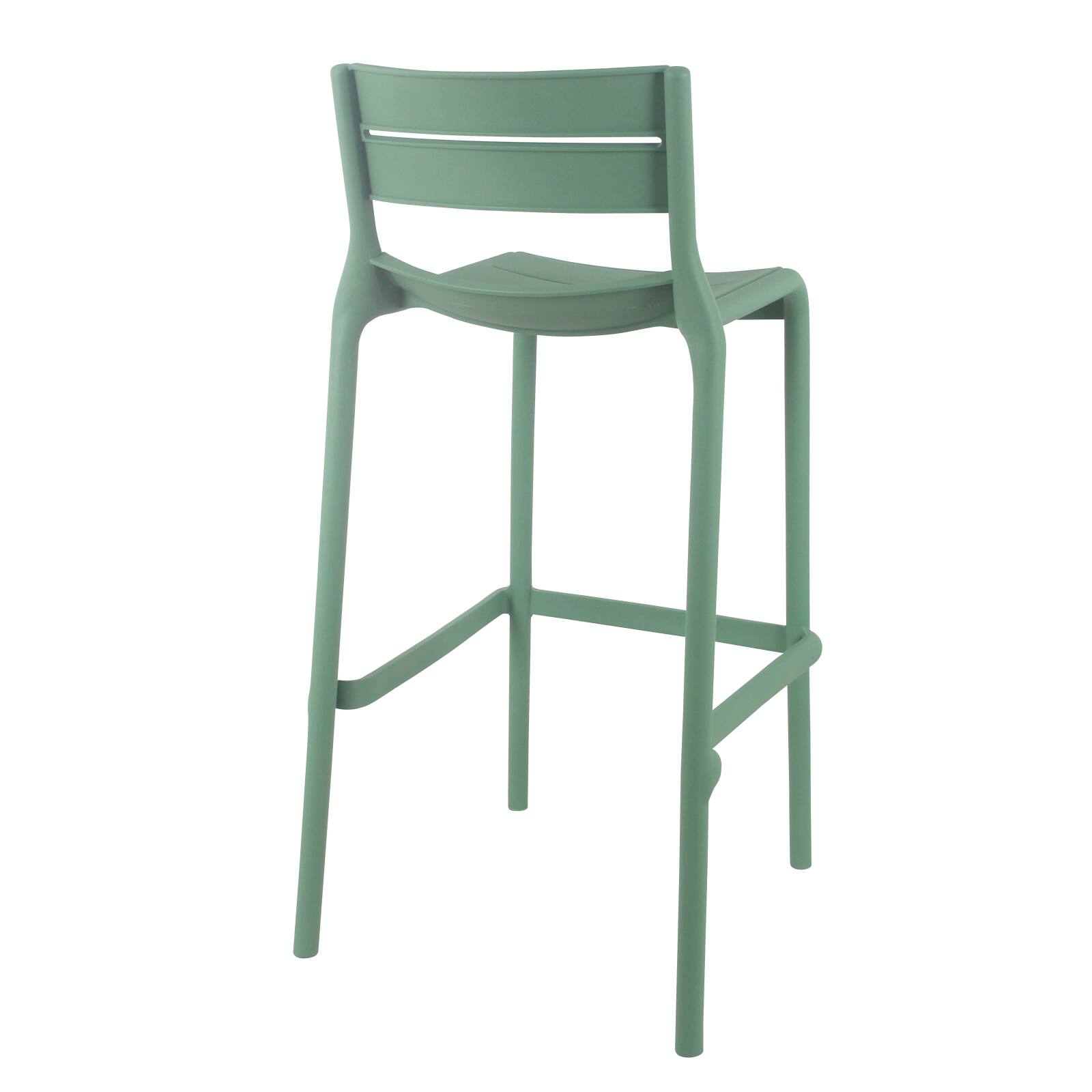 Silla alta de terraza de plástico