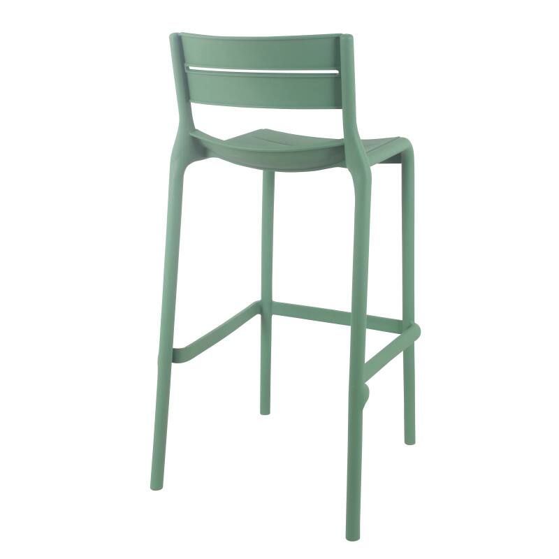 Silla alta de terraza de plástico (4/5)