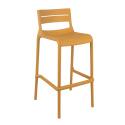 Silla alta de terraza de plástico