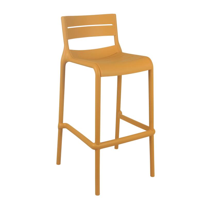Silla alta de terraza de plástico