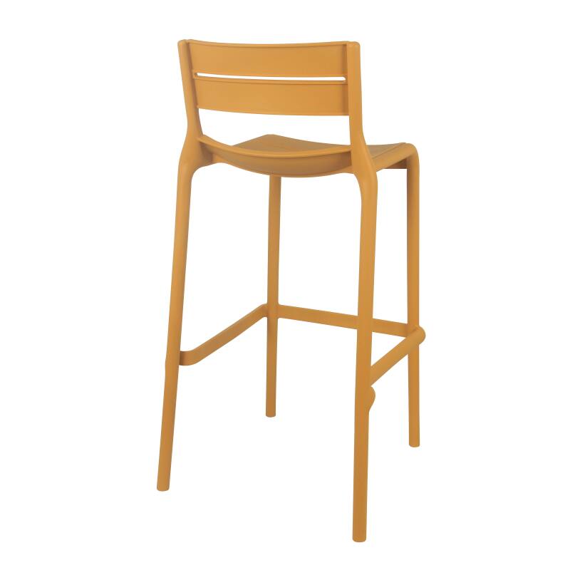 Silla alta de terraza de plástico