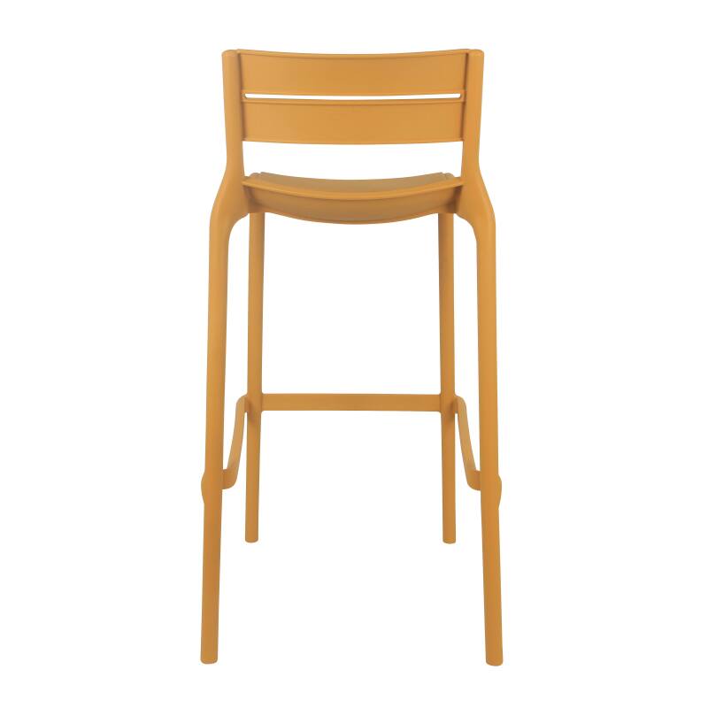 Silla alta de terraza de plástico