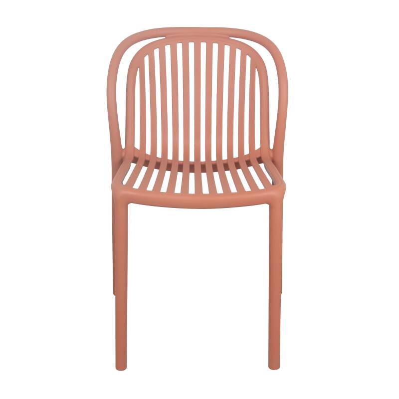 Lote de 4 chaises de terraza de plástico (2/6)