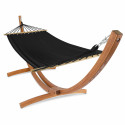 Hamaca con soporte de madera