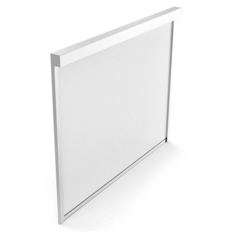 Pérgola bioclimática autoportante de aluminio blanco con decoración de madera de 3 x 4 m con 1, 2 ó 3 toldos