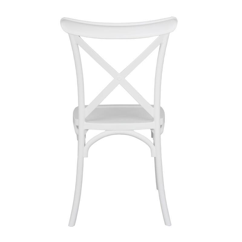 Lote de 4 chaises de terraza en plástico (4/5)